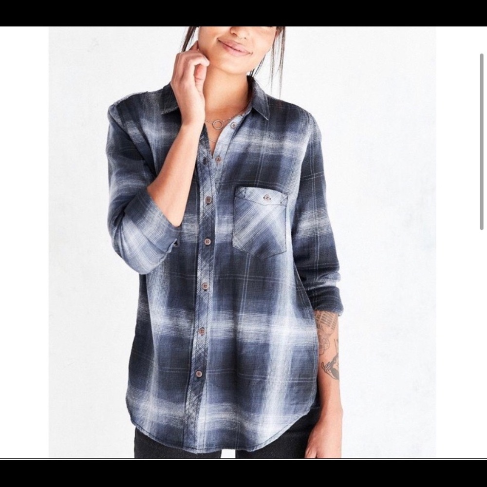 BDG Polly Flannel Button Down